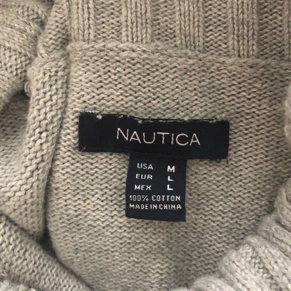 Wines flip down gray sweater - Picture 2 of 3